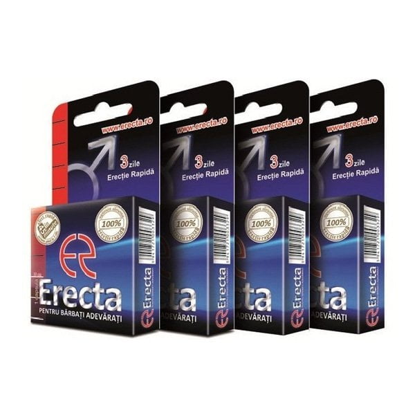 Erecta - 4 pastila | Magazin pastile potenta